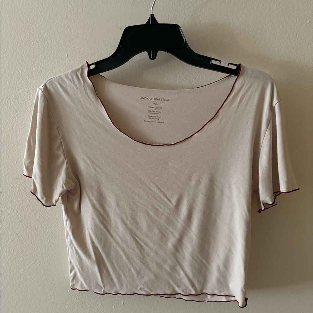 Indigoluna moon tee pearl size m/l